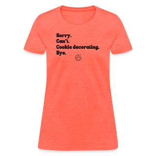 Cookie Decorating T-Shirt (Women's) - Women's T-Shirt | Fruit of the Loom L3930R - cookie-decorating-t-shirt-womens-2 - Eco-Friendly Tees, SPOD, t-shirt, t-shirts, Women - The Sugar Art