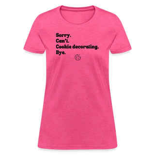 Cookie Decorating T-Shirt (Women's) - Women's T-Shirt | Fruit of the Loom L3930R - cookie-decorating-t-shirt-womens-2 - Eco-Friendly Tees, SPOD, t-shirt, t-shirts, Women - The Sugar Art