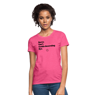 Cookie Decorating T-Shirt (Women's) - Women's T-Shirt | Fruit of the Loom L3930R - cookie-decorating-t-shirt-womens-2 - Eco-Friendly Tees, SPOD, t-shirt, t-shirts, Women - The Sugar Art