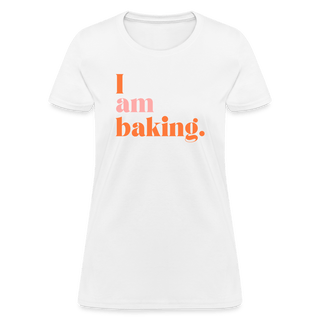 I am baking. T-Shirt (Women's) - Women's T-Shirt | Fruit of the Loom L3930R - i-am-baking-t-shirt-womens - Eco-Friendly Tees, SPOD, t-shirt, t-shirts, Women - The Sugar Art