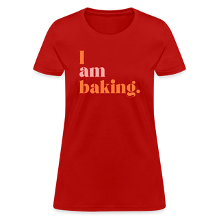 I am baking. T-Shirt (Women's) - Women's T-Shirt | Fruit of the Loom L3930R - i-am-baking-t-shirt-womens - Eco-Friendly Tees, SPOD, t-shirt, t-shirts, Women - The Sugar Art