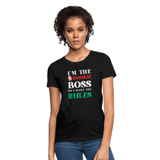 I'm The Cookie Boss T-Shirt (Women's) - Women's T-Shirt | Fruit of the Loom L3930R - im-the-cookie-boss-t-shirt-womens - Eco-Friendly Tees, SPOD, t-shirt, t-shirts, Women - The Sugar Art