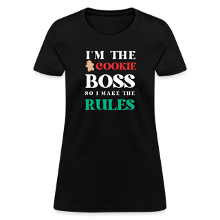 I'm The Cookie Boss T-Shirt (Women's) - Women's T-Shirt | Fruit of the Loom L3930R - im-the-cookie-boss-t-shirt-womens - Eco-Friendly Tees, SPOD, t-shirt, t-shirts, Women - The Sugar Art