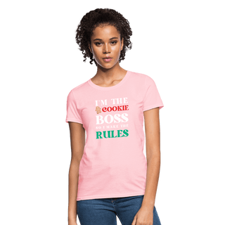 I'm The Cookie Boss T-Shirt (Women's) - Women's T-Shirt | Fruit of the Loom L3930R - im-the-cookie-boss-t-shirt-womens - Eco-Friendly Tees, SPOD, t-shirt, t-shirts, Women - The Sugar Art