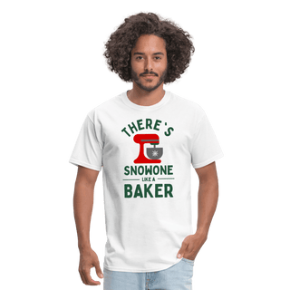 There's Snowone Like A Baker (Unisex) - Unisex Classic T-Shirt | Fruit of the Loom 3930 - theres-snowone-like-a-baker-unisex - Eco-Friendly Tees, SPOD, t-shirt, t-shirts, Women - The Sugar Art