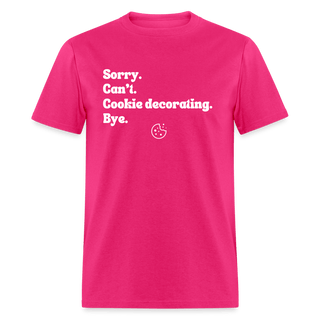 Cookie Decorating T-Shirt (Unisex) - Unisex Classic T-Shirt | Fruit of the Loom 3930 - cookie-decorating-t-shirt-unisex - Eco-Friendly Tees, SPOD, t-shirt, t-shirts, Women - The Sugar Art