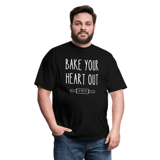 Bake Your Heart Out (Unisex) - Unisex Classic T-Shirt | Fruit of the Loom 3930 - bake-your-heart-out-unisex - Eco-Friendly Tees, SPOD, t-shirt, t-shirts, Women - The Sugar Art