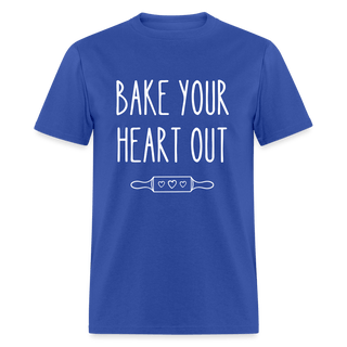 Bake Your Heart Out (Unisex) - Unisex Classic T-Shirt | Fruit of the Loom 3930 - bake-your-heart-out-unisex - Eco-Friendly Tees, SPOD, t-shirt, t-shirts, Women - The Sugar Art