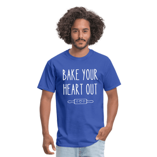 Bake Your Heart Out (Unisex) - Unisex Classic T-Shirt | Fruit of the Loom 3930 - bake-your-heart-out-unisex - Eco-Friendly Tees, SPOD, t-shirt, t-shirts, Women - The Sugar Art