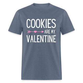 Cookies Are My Valentine - Unisex Classic T-Shirt | Fruit of the Loom 3930 - cookies-are-my-valentine - Men, SPOD, Sportswear, T-Shirts, Workwear - The Sugar Art